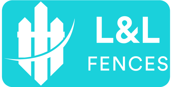 LL FENCES logo white